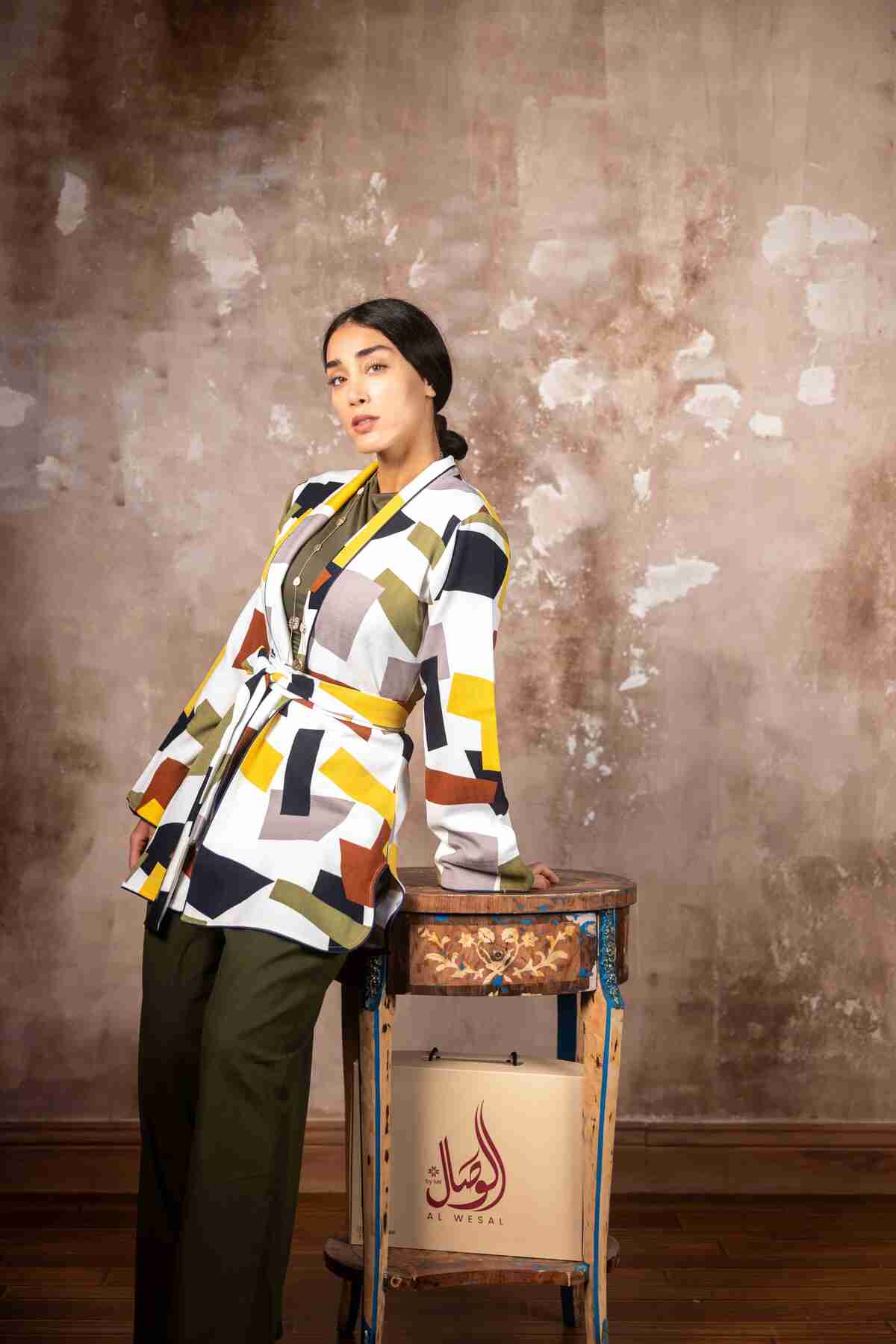 Mix Color Blazer
