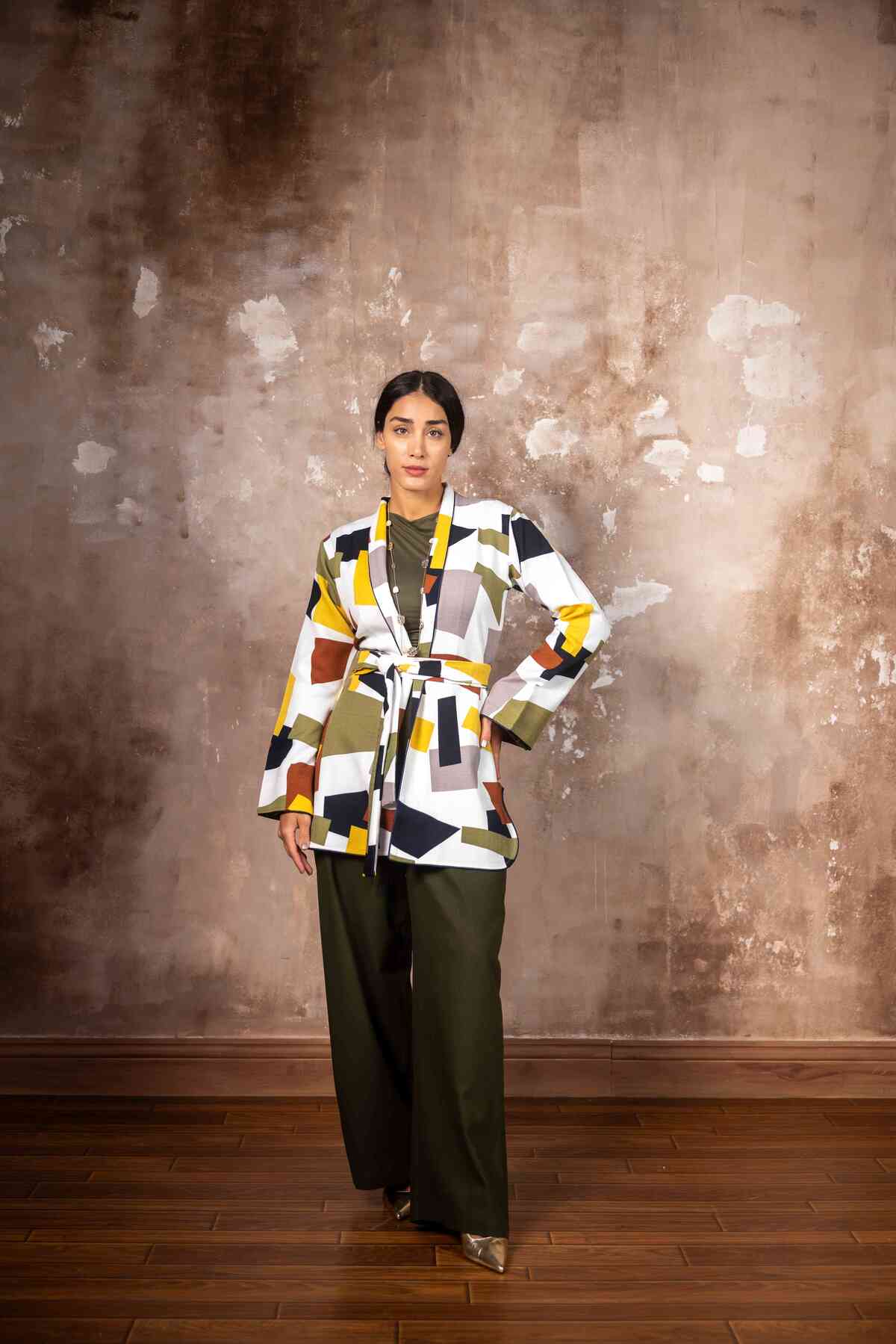 Mix Color Blazer
