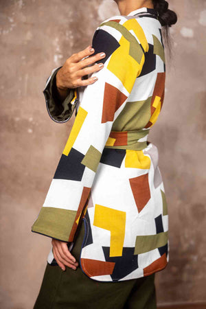 Mix Color Blazer