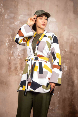 Mix Color Blazer