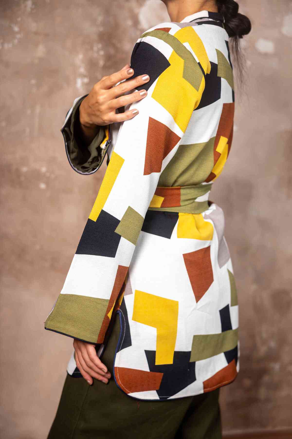 Mix Color Blazer