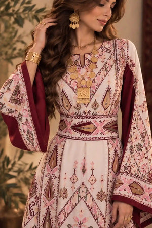 Palestinian Heritage Ivory Kaftan